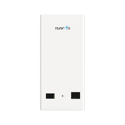 Качество YUNFAN YF51200-5KW Универсальная настенная система хранения энергии 51,2 В 200 Ач 10,24 кВтч LiFePO4 Гибридный инвертор 5 кВт Макс. 6 параллельных блоков Домашняя резервная солнечная энергия фабрика