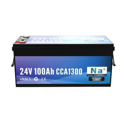 качество 24V 100Ah натриевые ионные батареи 1300CCA Bluetooth промышленный высоковольтные литийные батареи для тяжелого оборудования морских и больших резервных систем завод